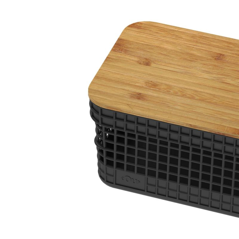 Cesto Organizador Grid 2.5L com Tampa de Bambu Martiplast - OU.jpg